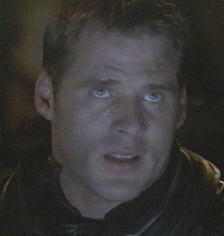 Crichton in spacesuit